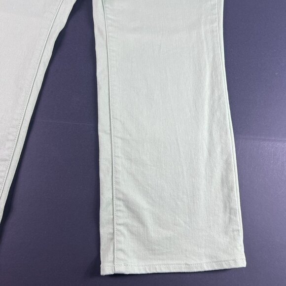 Not Your Daughters Jean Women Plus 42x28 High Rise Straight Green Denim Tag 20WT - Picture 5 of 16